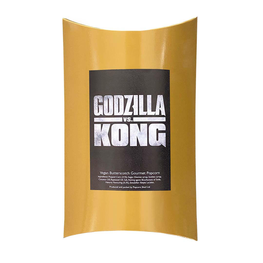 Pillow box with sticker