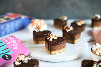 Valentine’s Day Raw Chocolate Popcorn Hearts