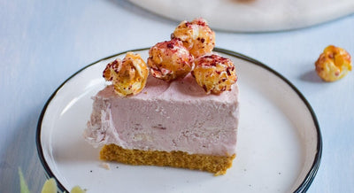 No-Bake Cherry Bakewell Cheesecake