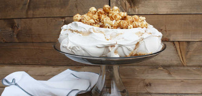 Pecan Pie Popcorn Meringue Nest Recipe