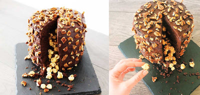 Exploding Pecan Popcorn Cake Recipe