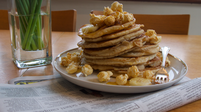 Fluffy Popcorn Pancake Recipe