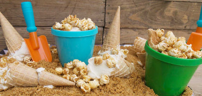 Popcorn Beach Cake Recipe!