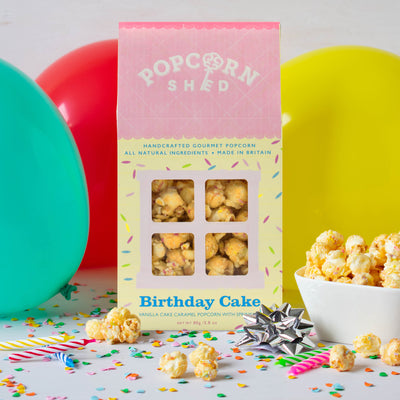 Birthday Cake Popcorn Shed