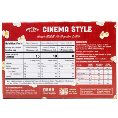 Cinema Style Popcorn Seasonings