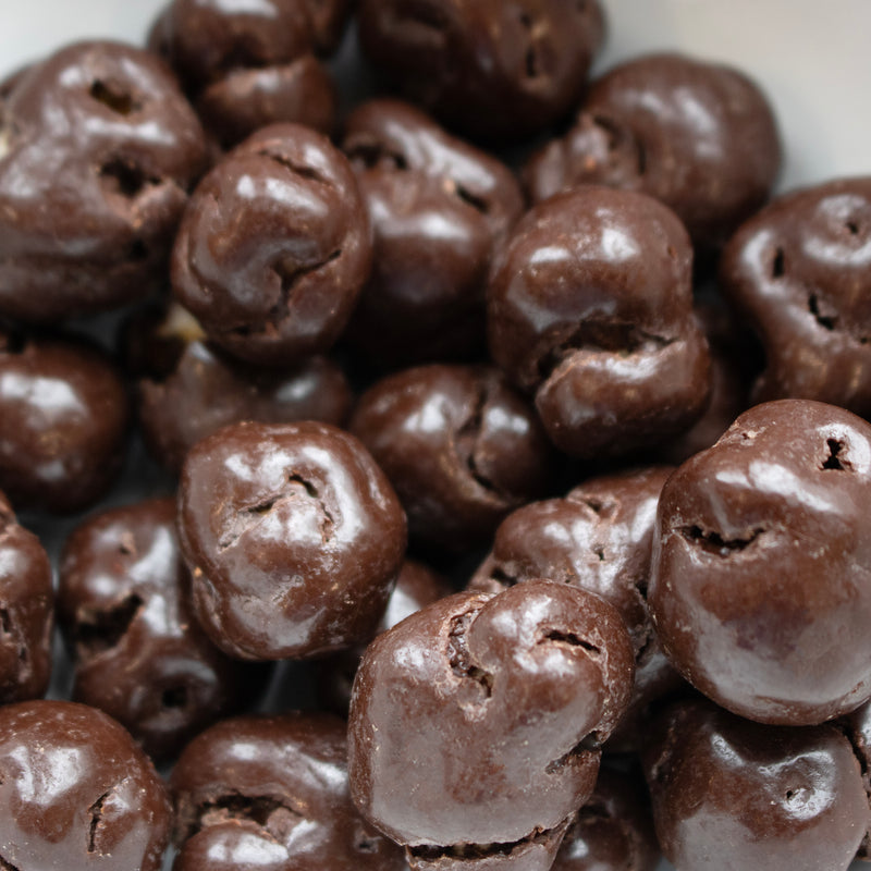 Vegan Dark Chocolate Popcorn Nuggets