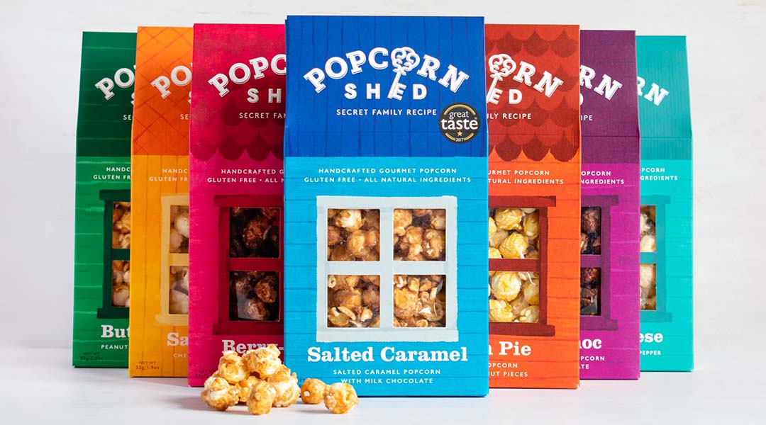 A taste of Britain: Popcorn Shed is known for making luxurious and delicious gourmet popcorn in over 30 flavours!