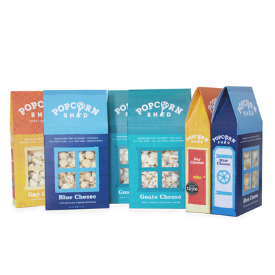 Three Cheese Popcorn Bundle 6 Pack - Popcorn Shed