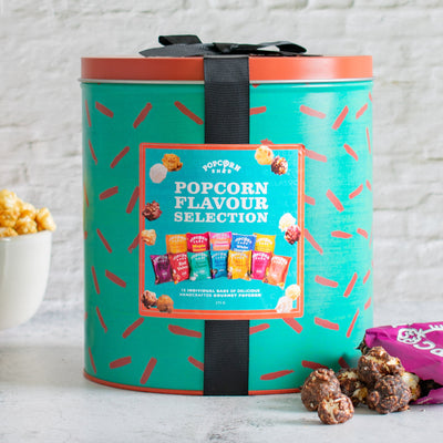 Popcorn Flavour Snack Selection Tin - Popcorn Shed