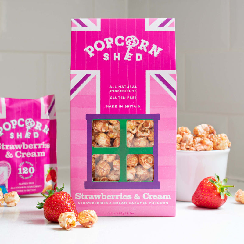 Strawberries & Cream Popcorn Shed - Popcorn Shed