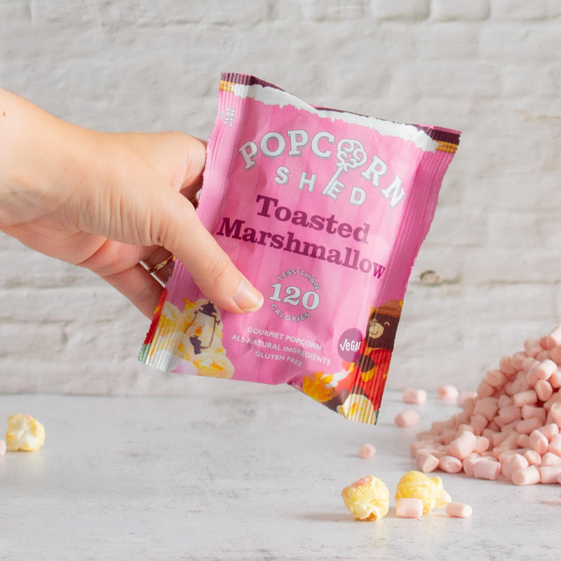 Toasted Marshmallow Popcorn Snack Packs - Popcorn Shed