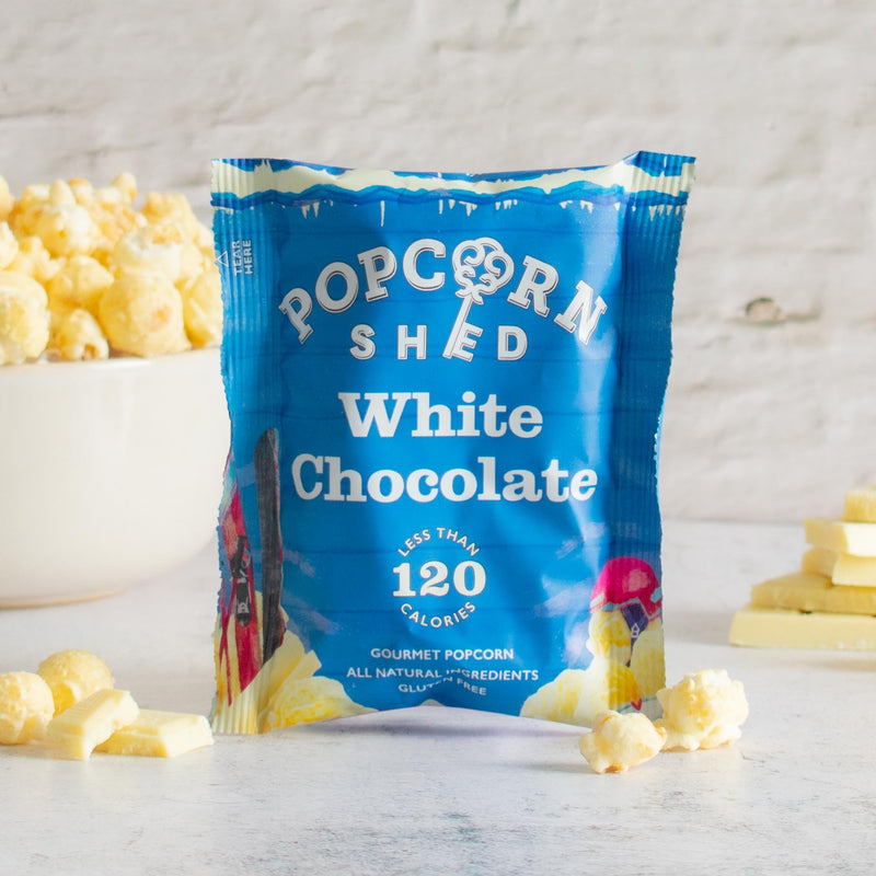 White Chocolate Popcorn Snack Packs