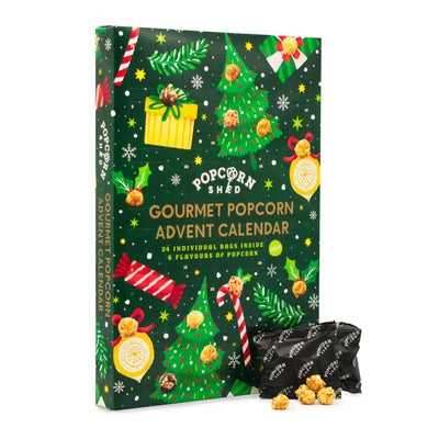 Festive Gourmet Popcorn Advent Calendar (Vegan)